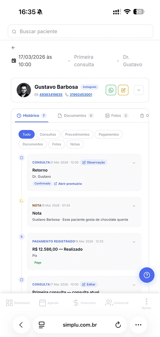 Prontuário Mobile